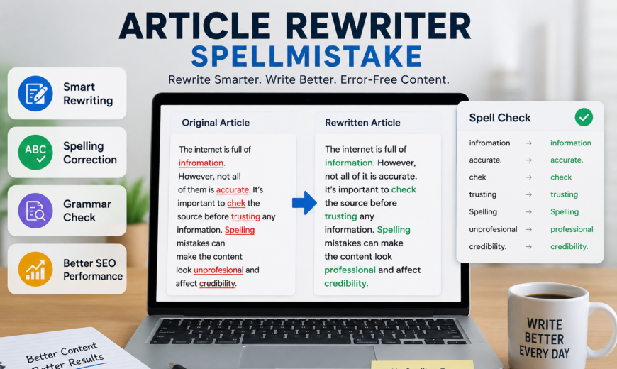 article rewriter spellmistake